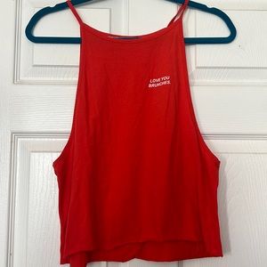 The Laundry Room “Love you brunches” orange tank